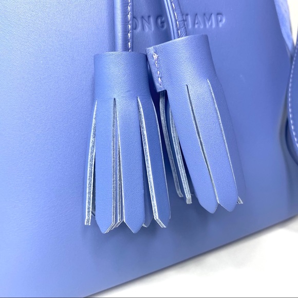 Longchamp Penelope Bucket Bag Blue Mist - Picture 9 of 16